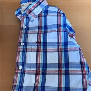 Hollister men’s la button down plaid shirt